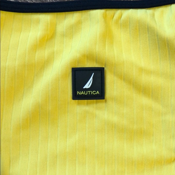 VINTAGE YELLOW SWIM TOP - Picture 2 of 4